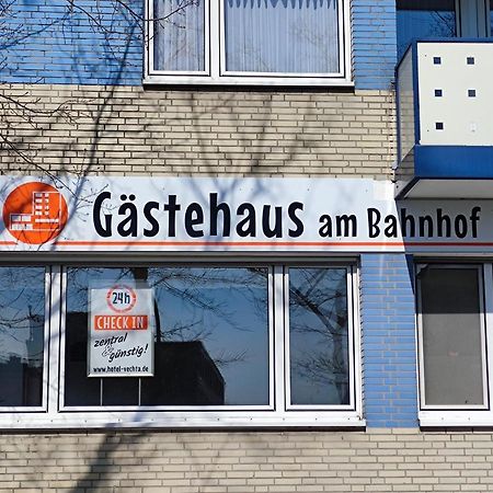 Gaestehaus Am Bahnhof, Self-Check-In 베크타 외부 사진