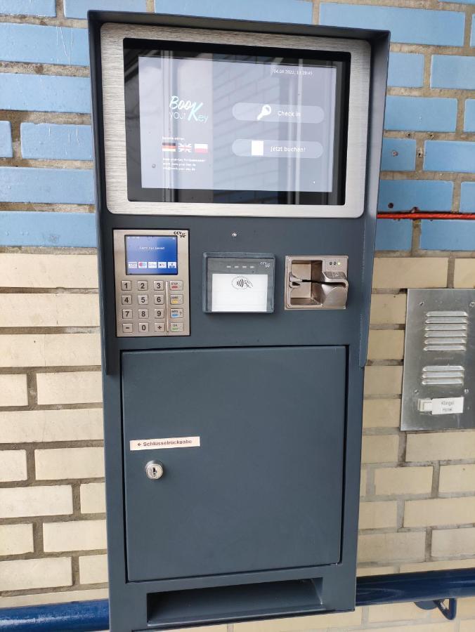 Gaestehaus Am Bahnhof, Self-Check-In 베크타 외부 사진