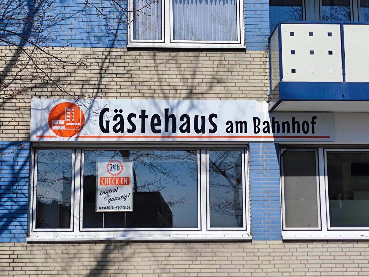 Gaestehaus Am Bahnhof, Self-Check-In 베크타 외부 사진